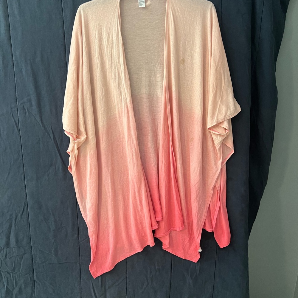 Nordstrom Ombre Pink Open-Front Shrug
